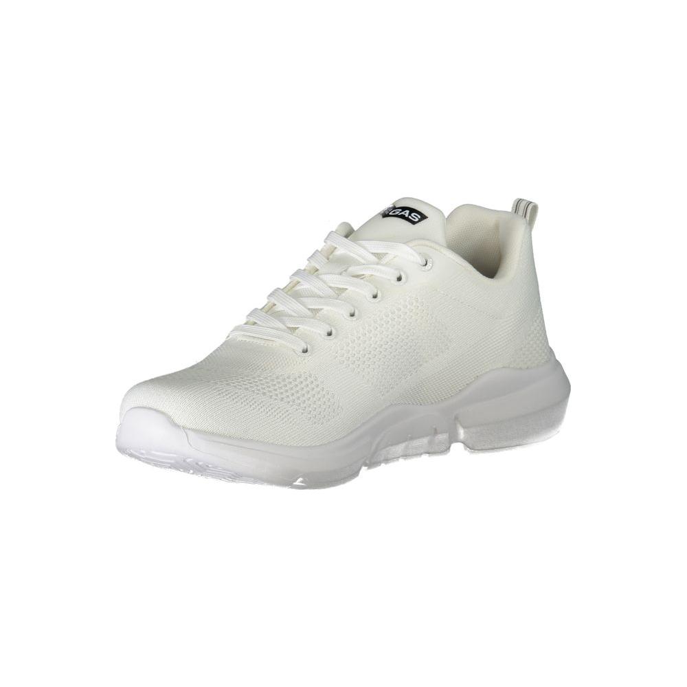 Gas White Polyester Sneaker Gas