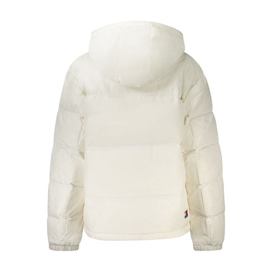 Tommy Hilfiger White Polyester Jackets & Coat Tommy Hilfiger