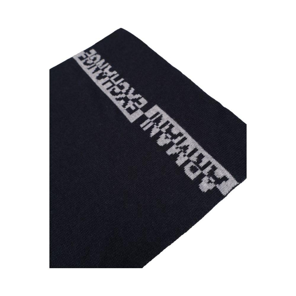 Armani Exchange Blue Polyamide Scarf Armani Exchange