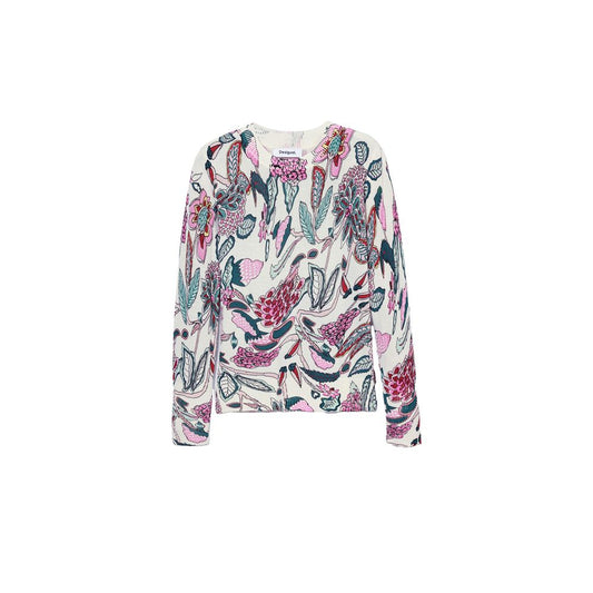 Desigual White Viscose Tops & T-Shirt Desigual