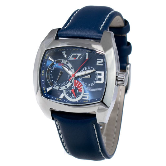 Chronotech Blue Leather Watch Chronotech