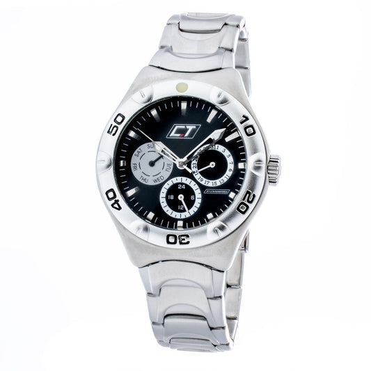 Chronotech Gray Stainless Steel Bracelet Watch