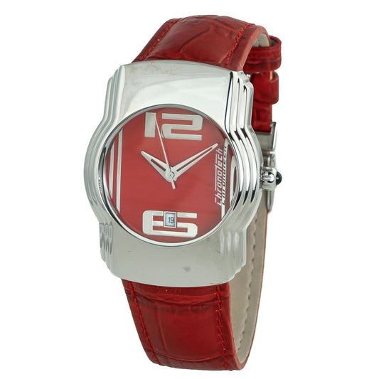 Chronotech Red Leather Watch Chronotech