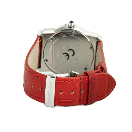 Chronotech Red Leather Watch Chronotech