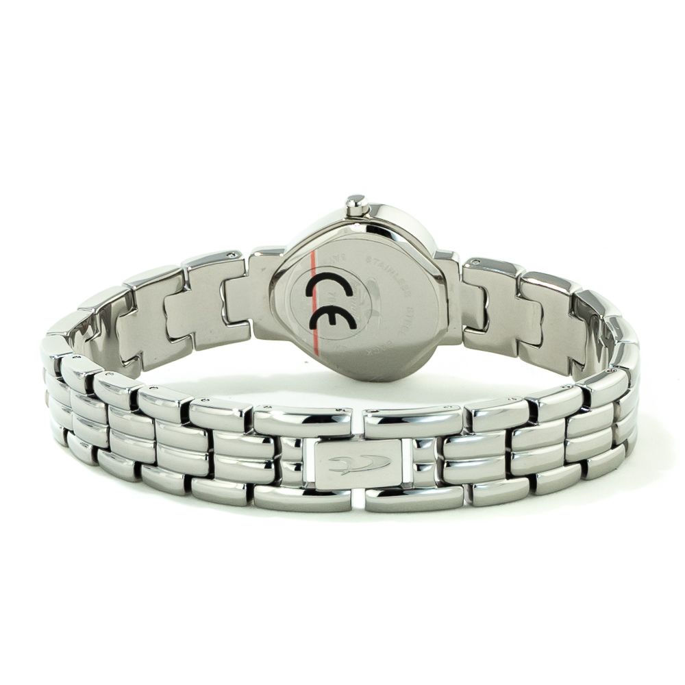 Chronotech Silver Stainless Steel Dress Watch