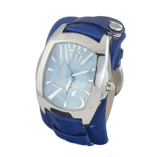 Chronotech Blue Leather Watch Chronotech