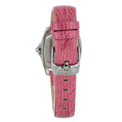 Chronotech Multicolor Leather Dress Watch