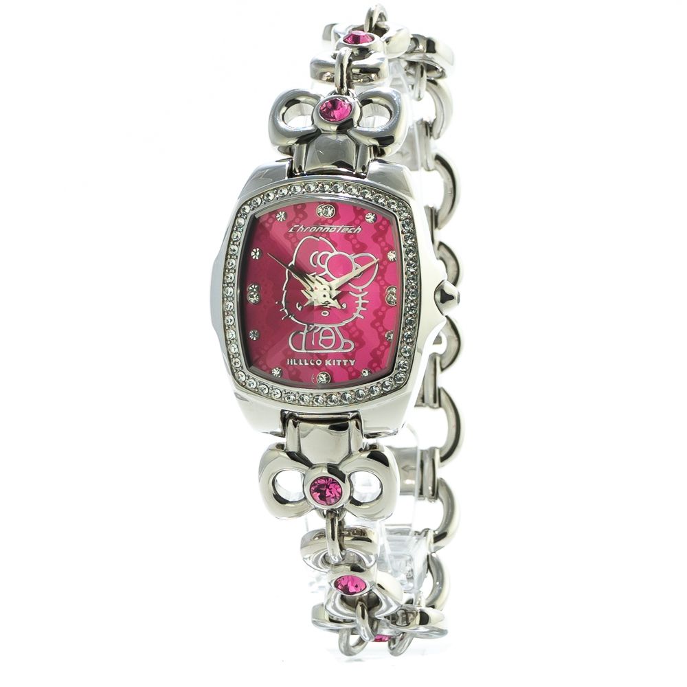 Chronotech Silver Stainless Steel Bracelet Watch