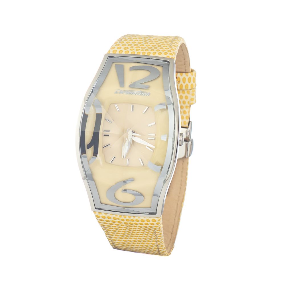 Chronotech Bicolor Leather Watch