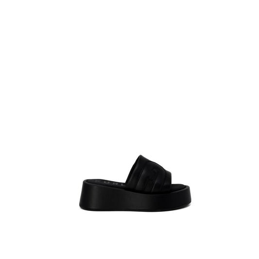 Furla Black Leather Slippers 1728,71956299936,Black,EU39/US9,Furla,New with tags,Sandals - Shoes,Shoes,Slippers - Sandals - Shoes,Women