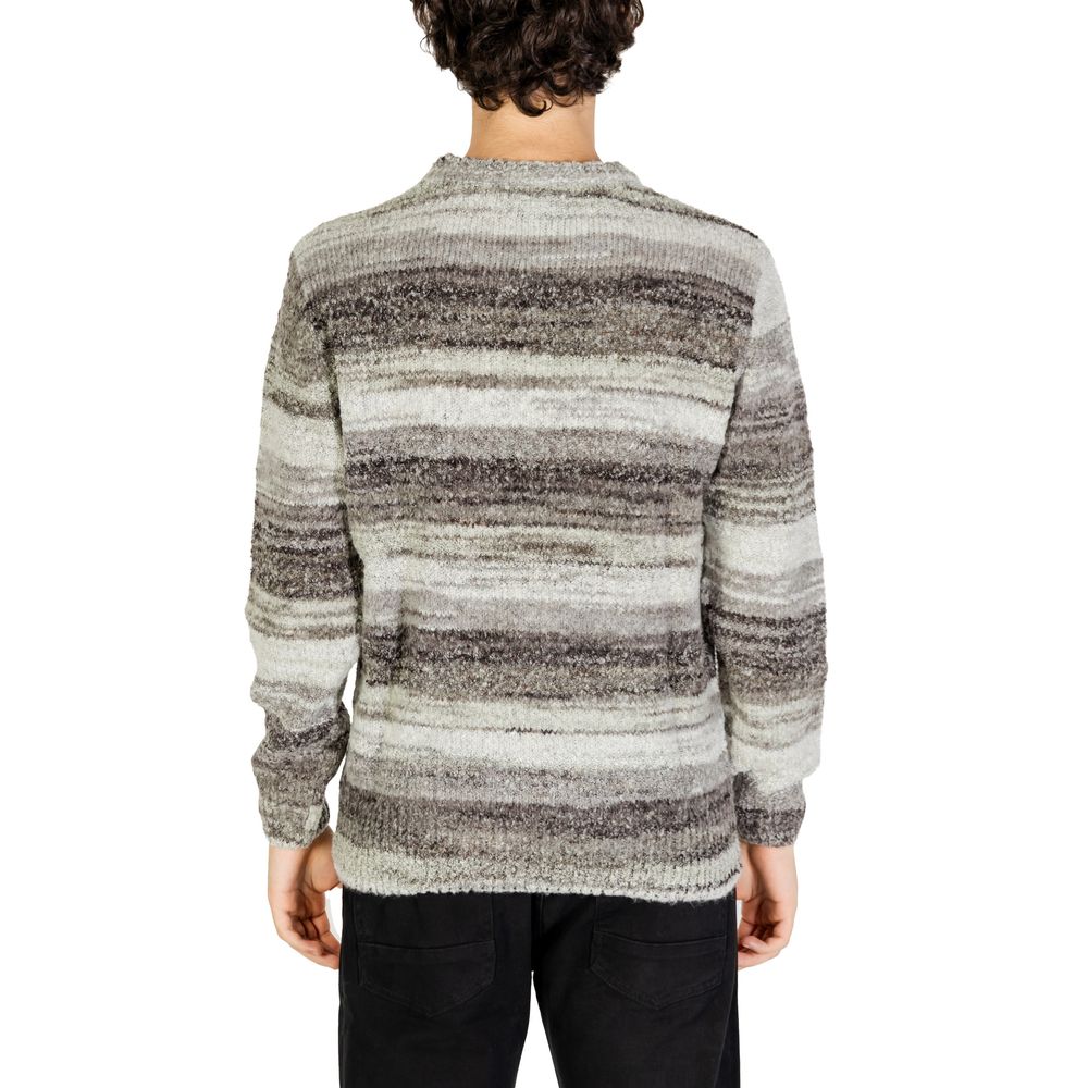 Gianni Lupo Gray Polyacrylic Sweatshirt