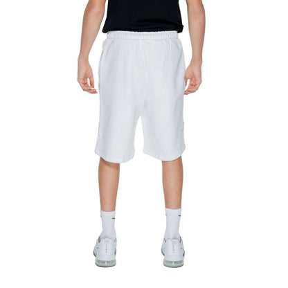 Underclub White Cotton Bermuda Shorts