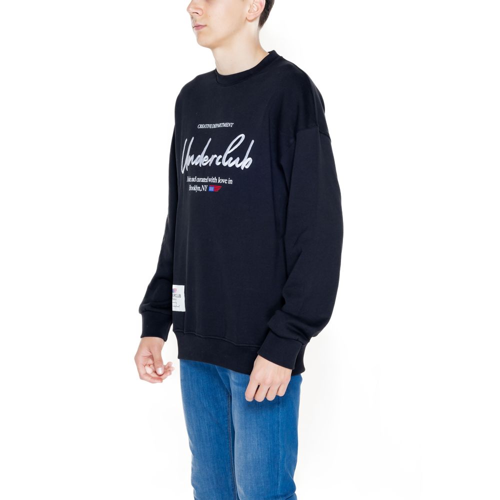 Underclub Black Cotton Sweatshirt