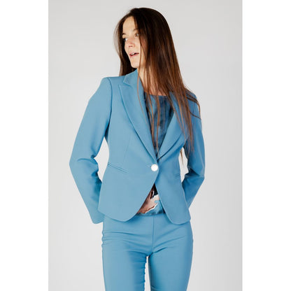 Rinascimento Turquoise Polyester Blazer