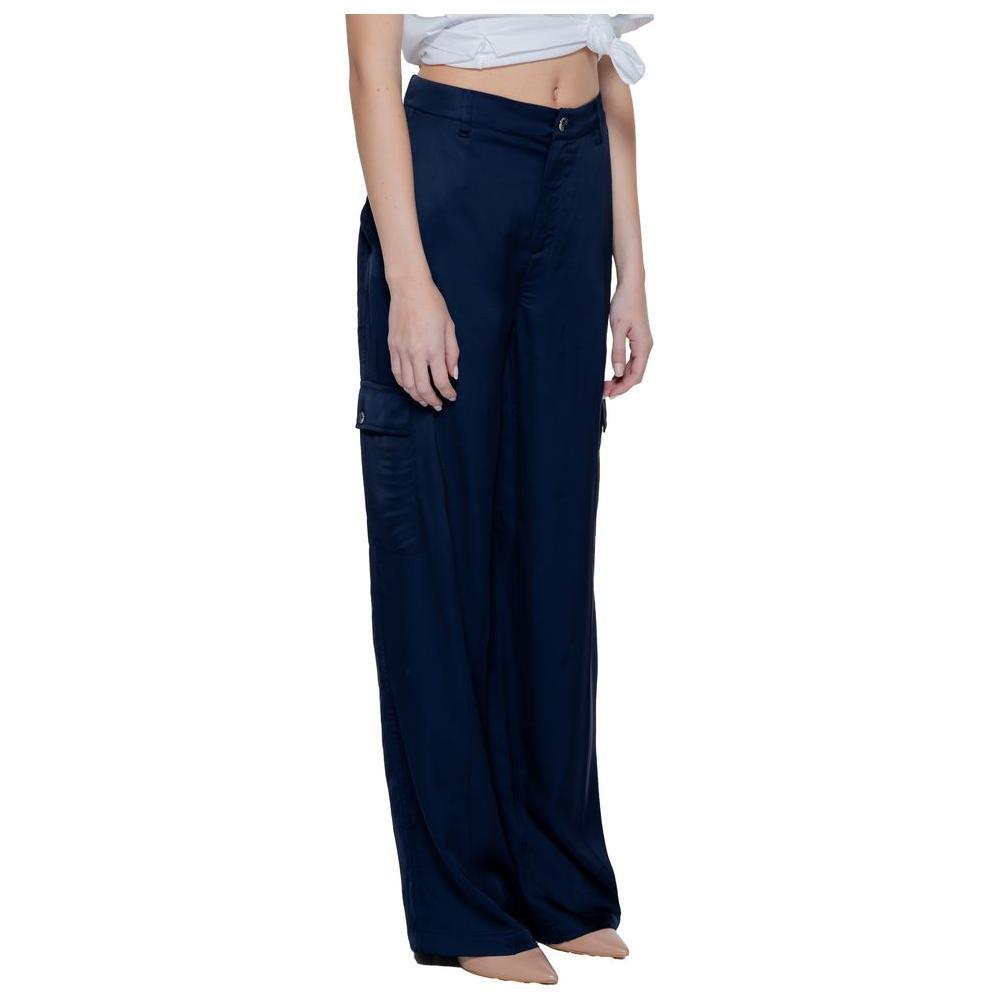 Street One Blue Viscose Pant