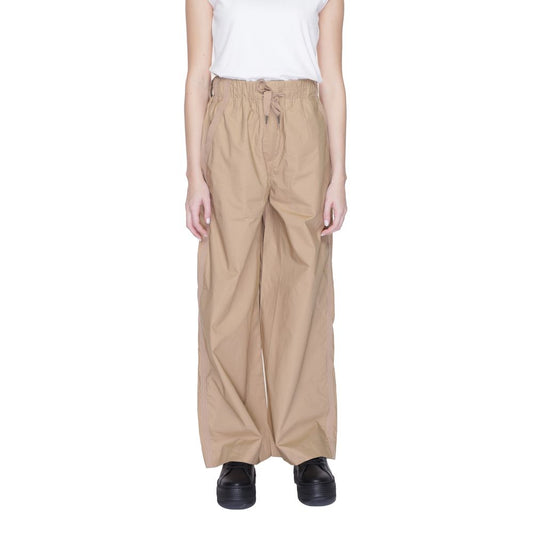 Blauer Beige Cotton Casual Pants 1728,71956299936,Beige,Blauer,Casual Pants - Pants - Clothing,Clothing,New with tags,Pants - Clothing,W26,W27,W28,W30,W32,Women