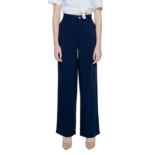 Street One Blue Viscose Pant
