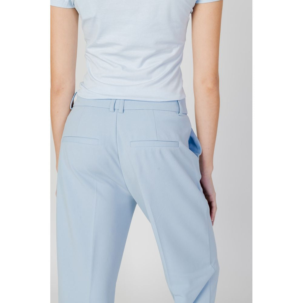 Only Blue Polyester Casual Pants