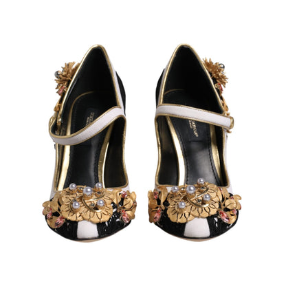 Dolce & Gabbana Multicolor Embellished Heels Pumps Shoes