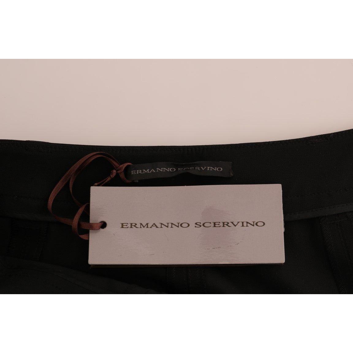 Ermanno Scervino Black Stretch Leggings Pants