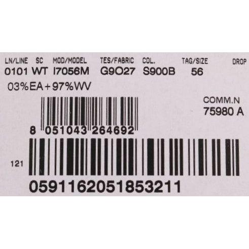 优雅条纹羊毛混纺背心