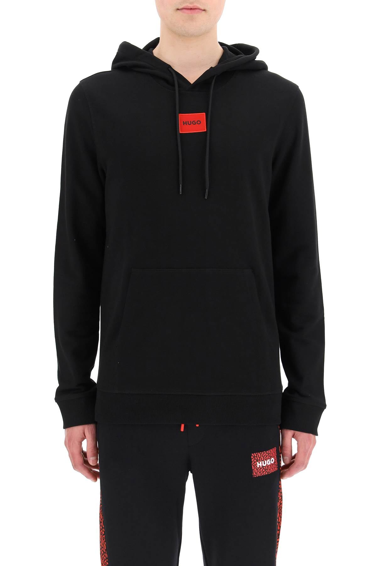 Hugo logo patch hoodie Topwear Hugo