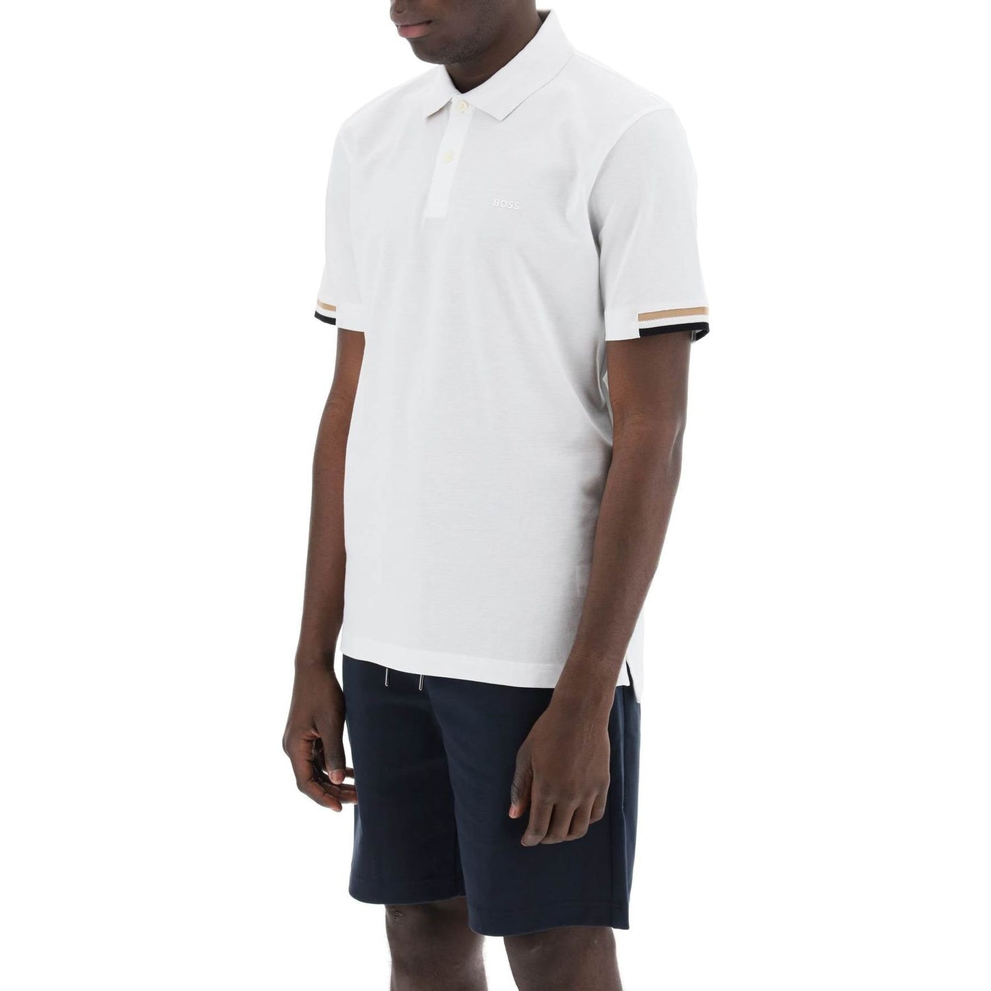 Boss parlay polo shirt with stripe detail Topwear Boss