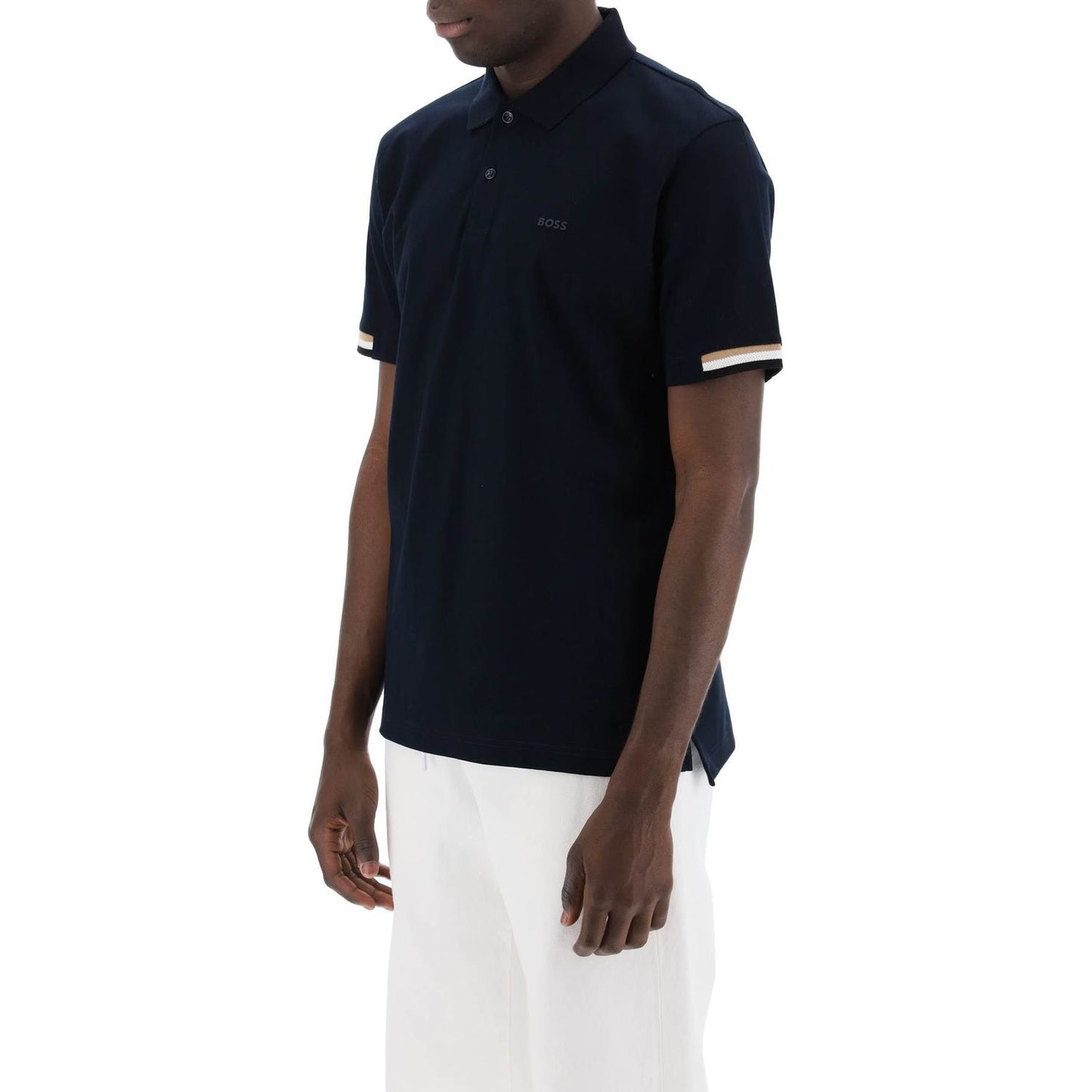 Boss parlay polo shirt with stripe detail Topwear Boss