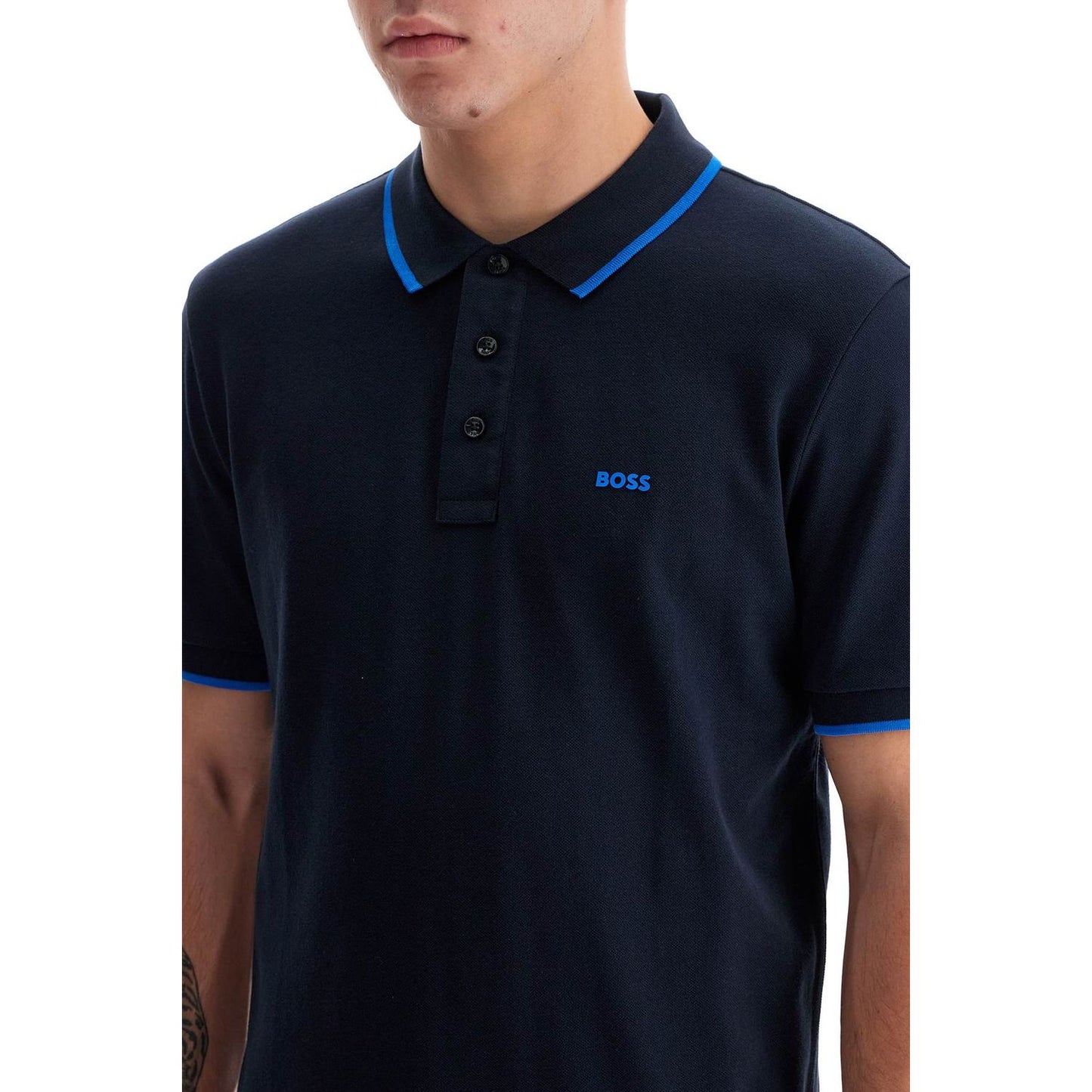 Boss "contrast trim parlay polo shirt Topwear Boss