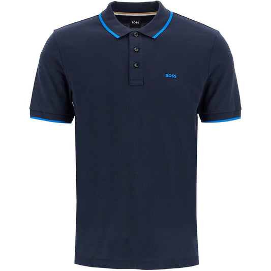 Boss "contrast trim parlay polo shirt Topwear Boss