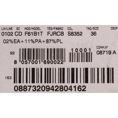 Dolce & Gabbana Black Blue Flare Mini Dress