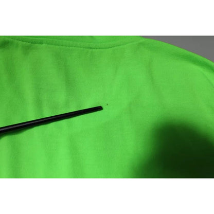 Dolce & Gabbana Green Logo Polyester Crew Neck T-shirt