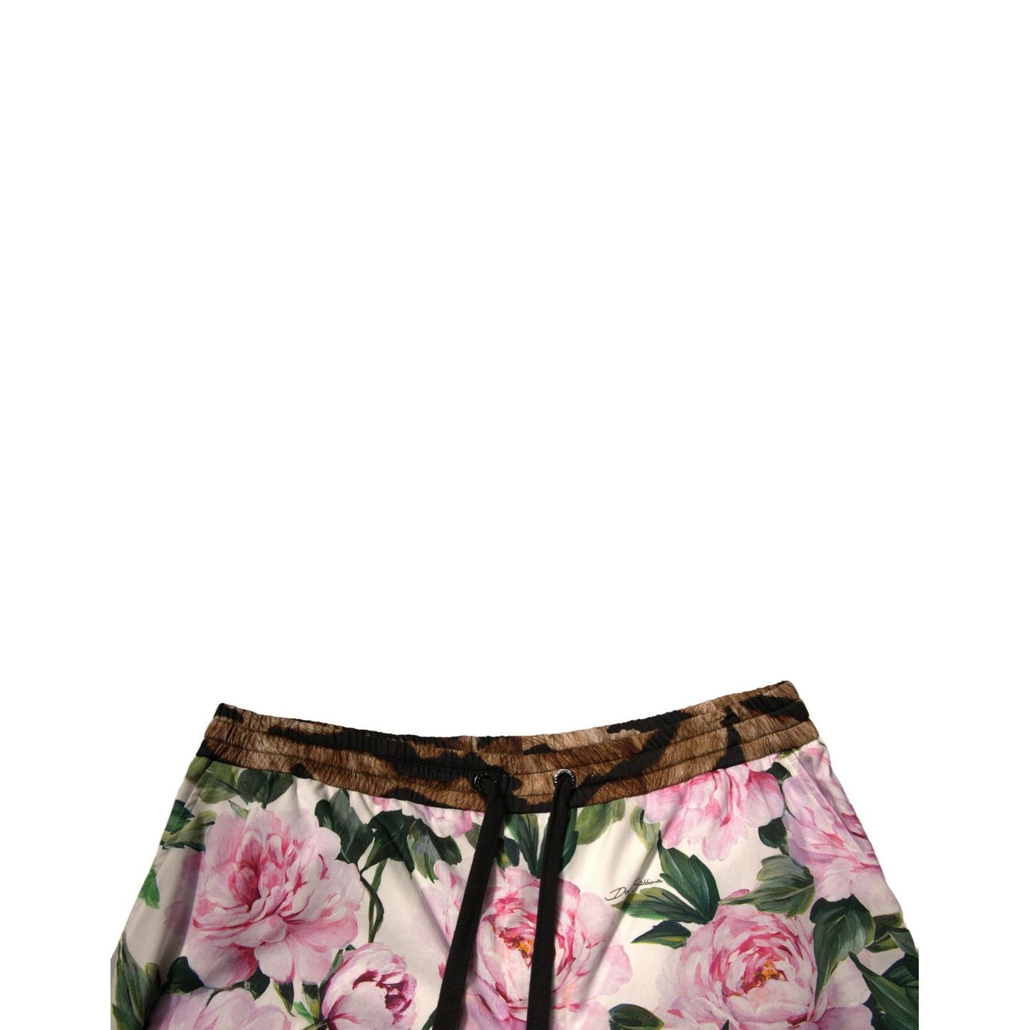 Dolce & Gabbana Multicolor Floral Cotton Men Bermuda Shorts