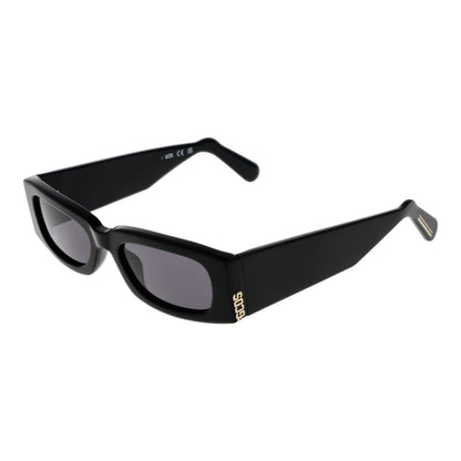 GCDS Black Acetate Sunglasses