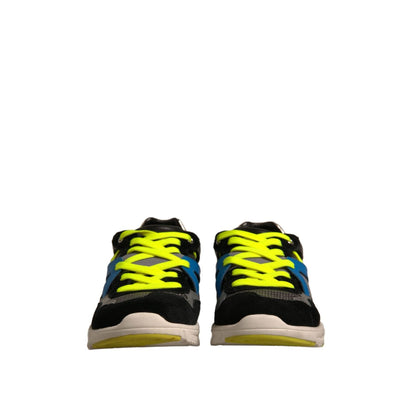Dolce & Gabbana Multicolor Suede Low Top Sneakers Shoes