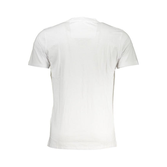 Cavalli Class White Cotton T-Shirt Cavalli Class