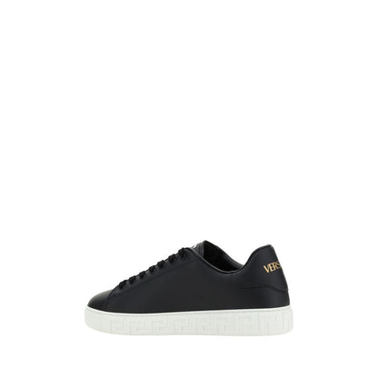 Versace Black Rubber Low Top Sneakers