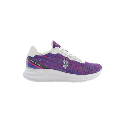 U.S. POLO ASSN. Purple Polyester Women Sneaker U.S. POLO ASSN.