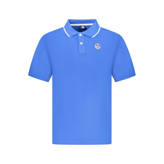 North Sails Blue Cotton Men Polo Shirt North Sails