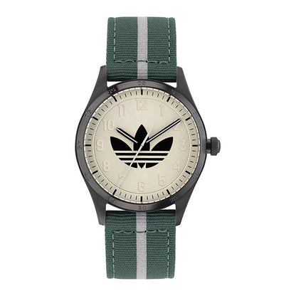 Adidas Bicolor Fabric Dress Watch