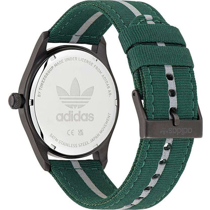 Adidas Bicolor Fabric Dress Watch