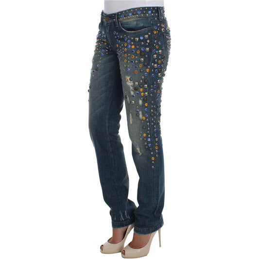 Dolce & Gabbana Enchanted Sicily Crystal Embellished Jeans Dolce & Gabbana