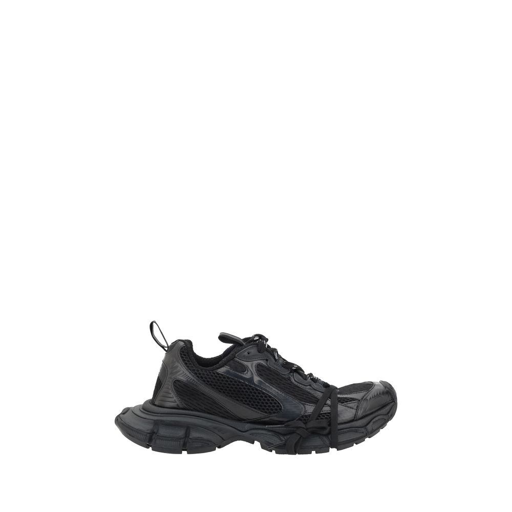 Balenciaga Black Rubber Athletic Sneakers