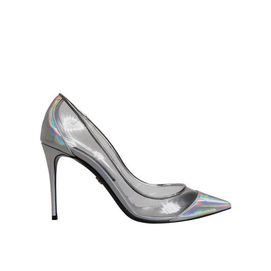Dolce & Gabbana Multicolor Iridescent Pointed Toe Pumps Shoes