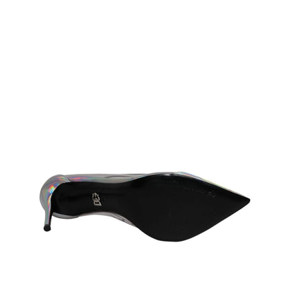 Dolce & Gabbana Multicolor Iridescent Pointed Toe Pumps Shoes