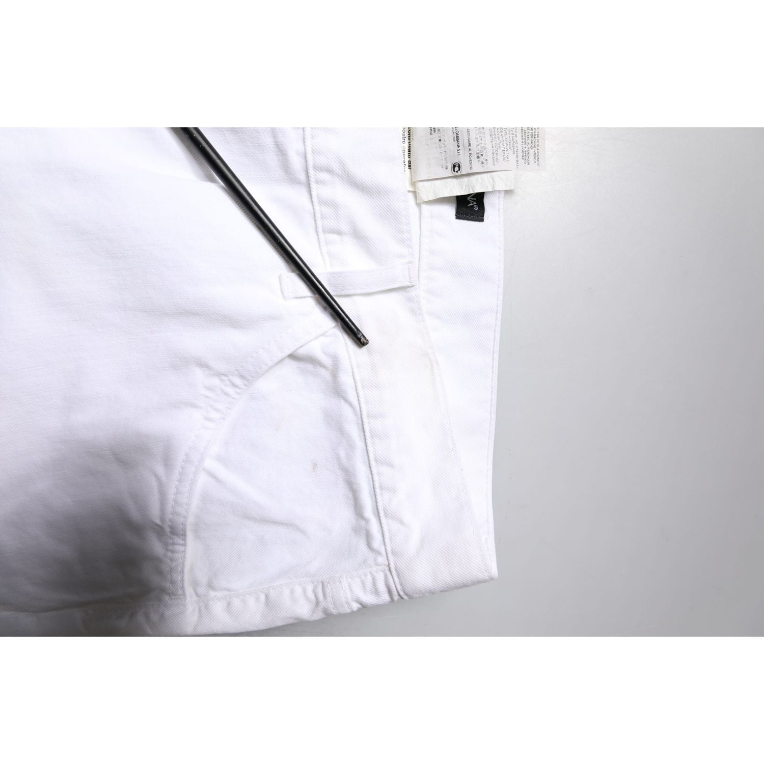 Dolce & Gabbana White Cotton Straight Men Denim Jeans