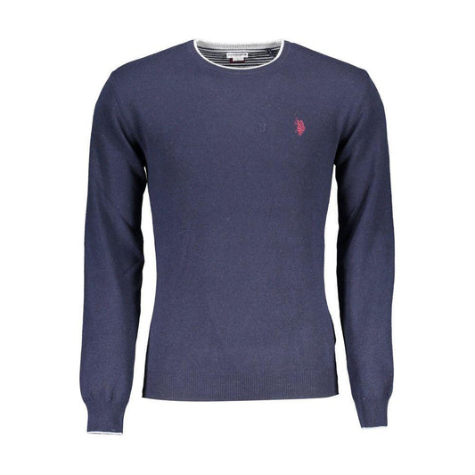 U.S. POLO ASSN. Blue Wool Men's Sweater