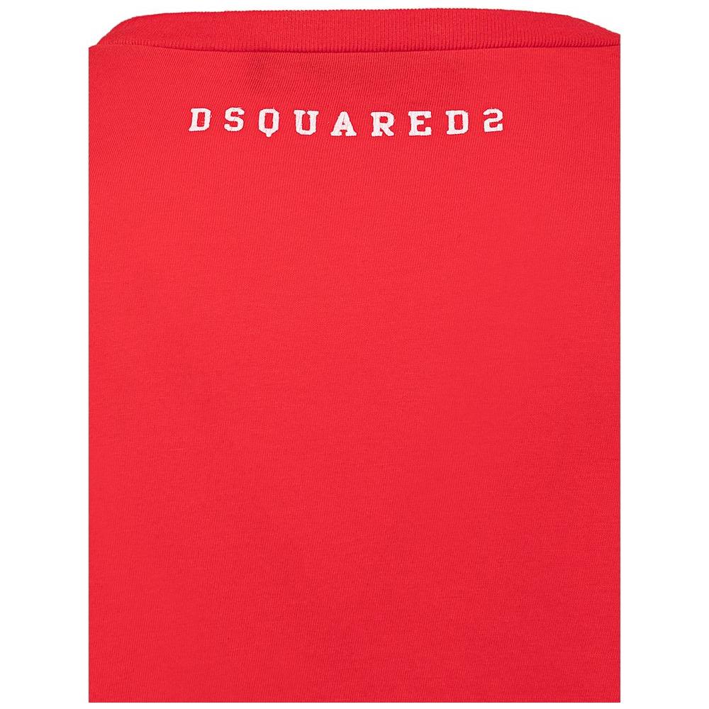 Dsquared² Red Cotton T-Shirt