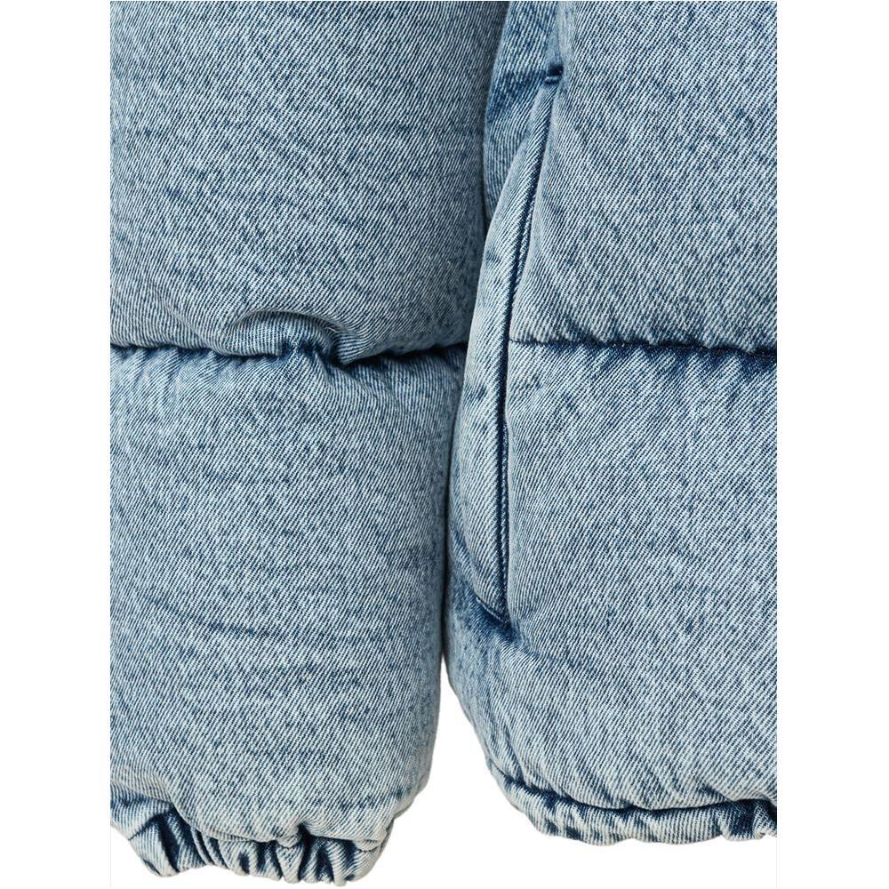 جاكيت ومعطف بوليستر باللون الأزرق من Miu Miu