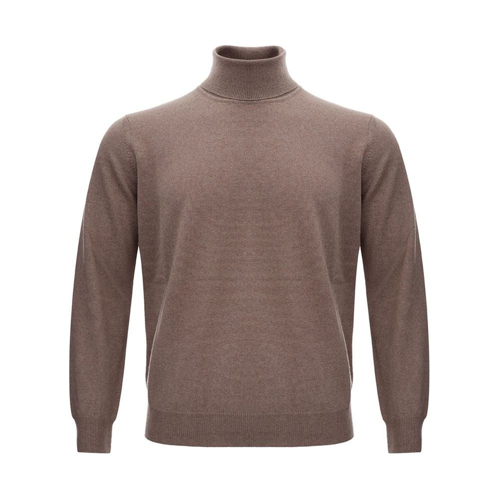 KANGRA Brown Wool Turtleneck